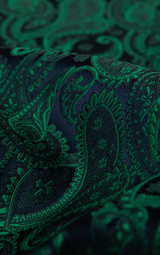 Grüne Paisley-Einstecktuch - photo 1
