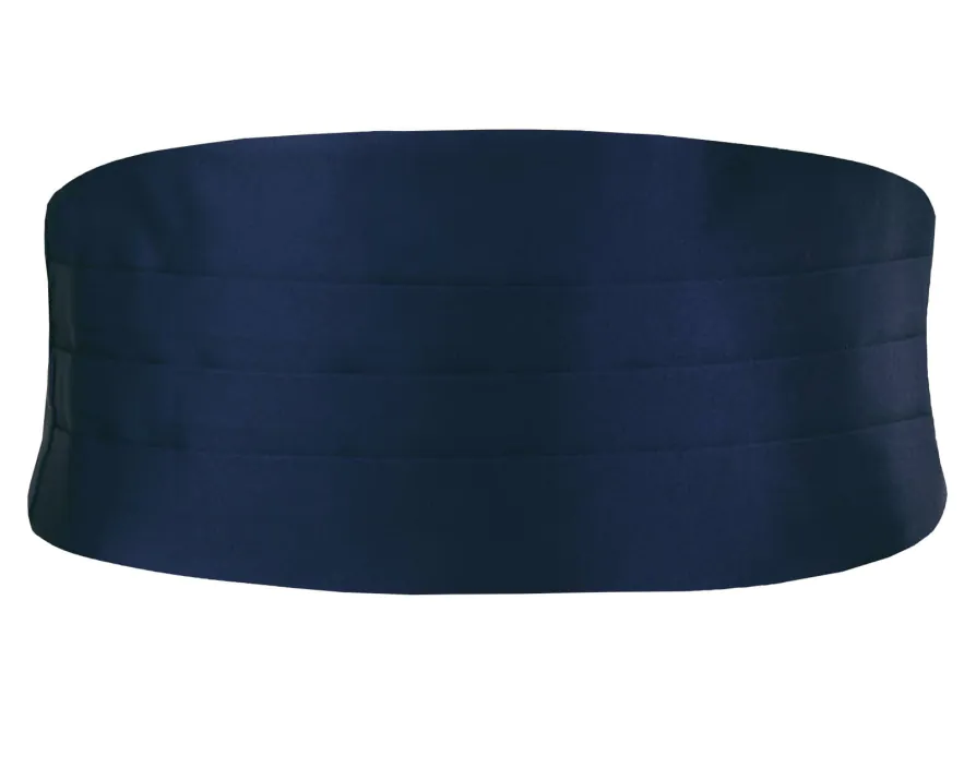 Marineblauer Kummerbund  