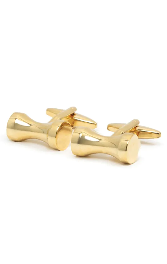 Dobell Manschettenknöpfe, Sanduhr, Goldfarben