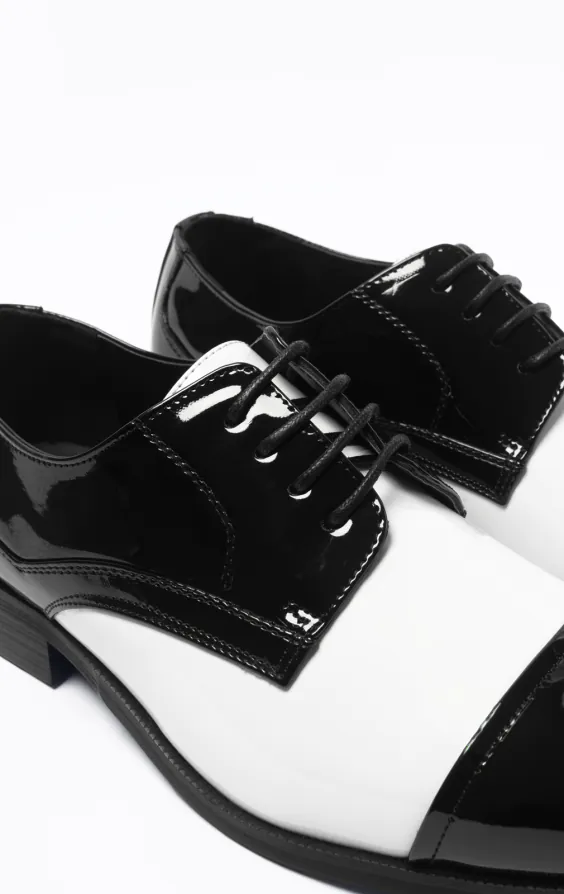 Kunstlederschuhe Vegas, schwarz-weiß - photo 3
