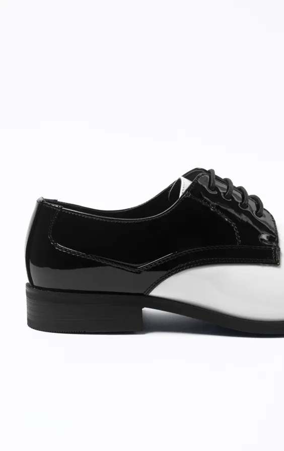 Kunstlederschuhe Vegas, schwarz-weiß - photo 4