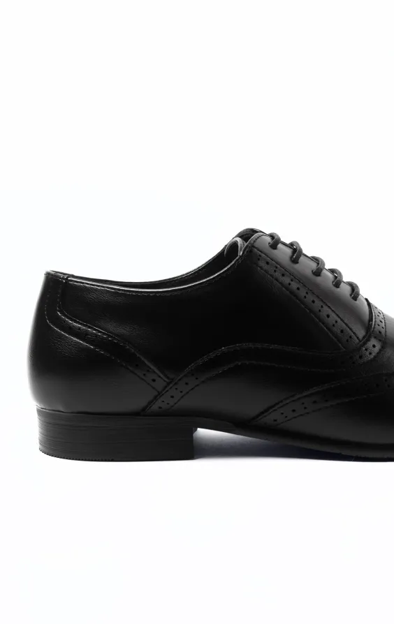 Schwarze Oxford Brogue Schuhe - photo 4