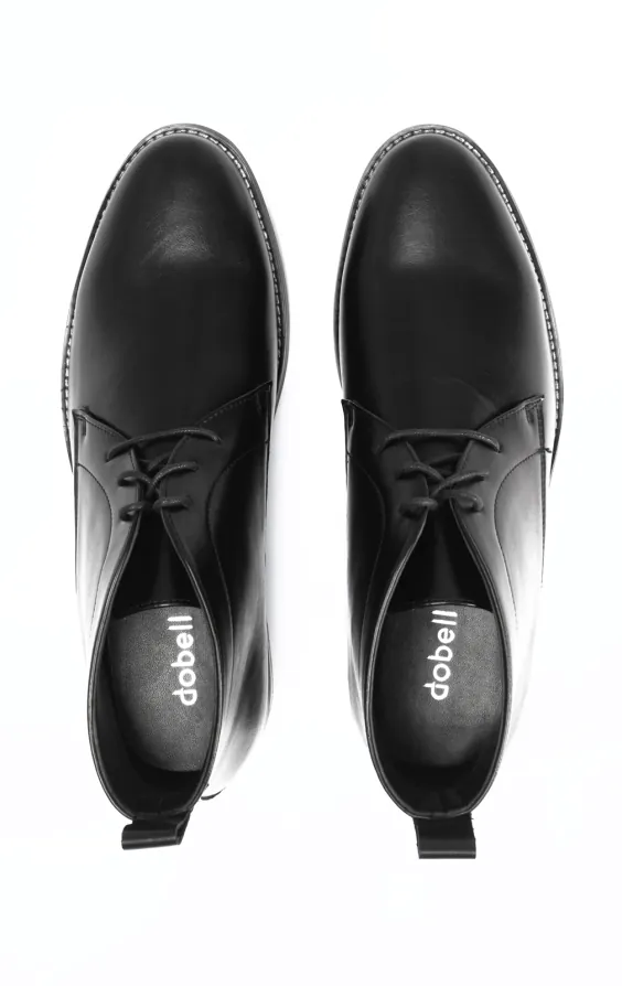 Schwarze Chukka Stiefel mit Spitze - photo 2