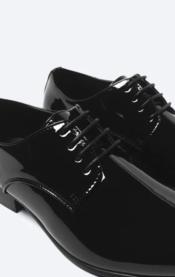 Moderne Schwarze Lackschuhe - photo 3