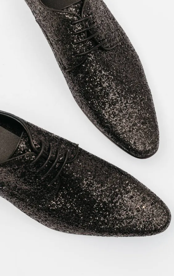 Schuhe, Schwarz, Glitzer - photo 1