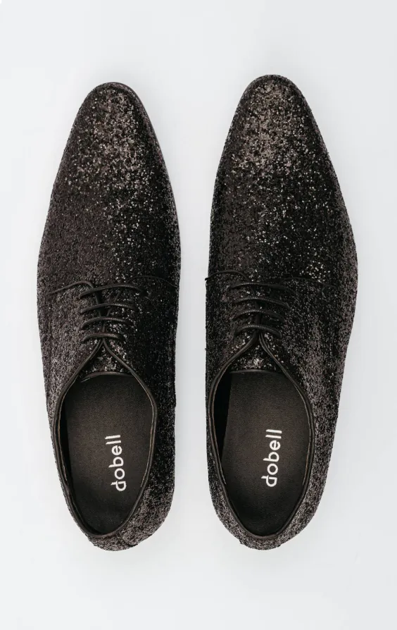 Schuhe, Schwarz, Glitzer - photo 2