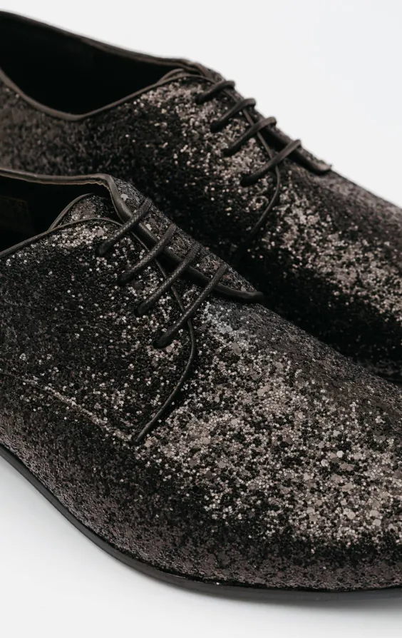 Schuhe, Schwarz, Glitzer - photo 3