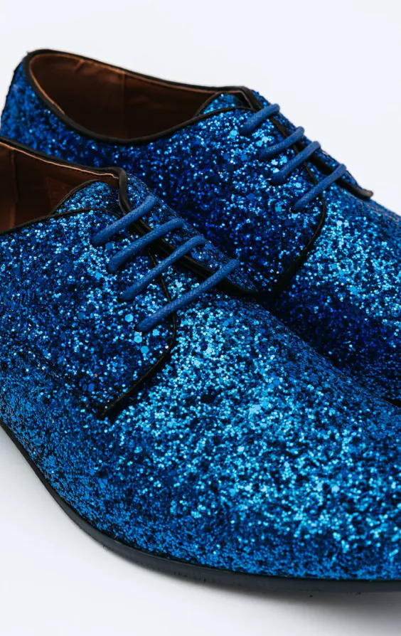 Schuhe, Blau, Glitzer - photo 3