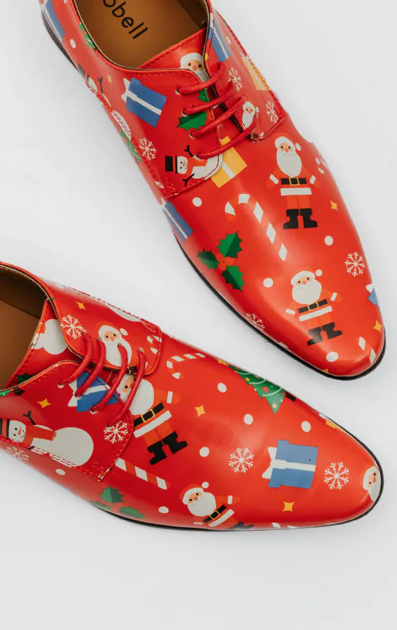Rote Festliche Weihnachts Schuhe - photo 1