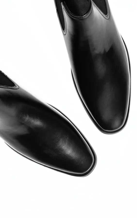 Schwarze Chelsea Stiefel - photo 1