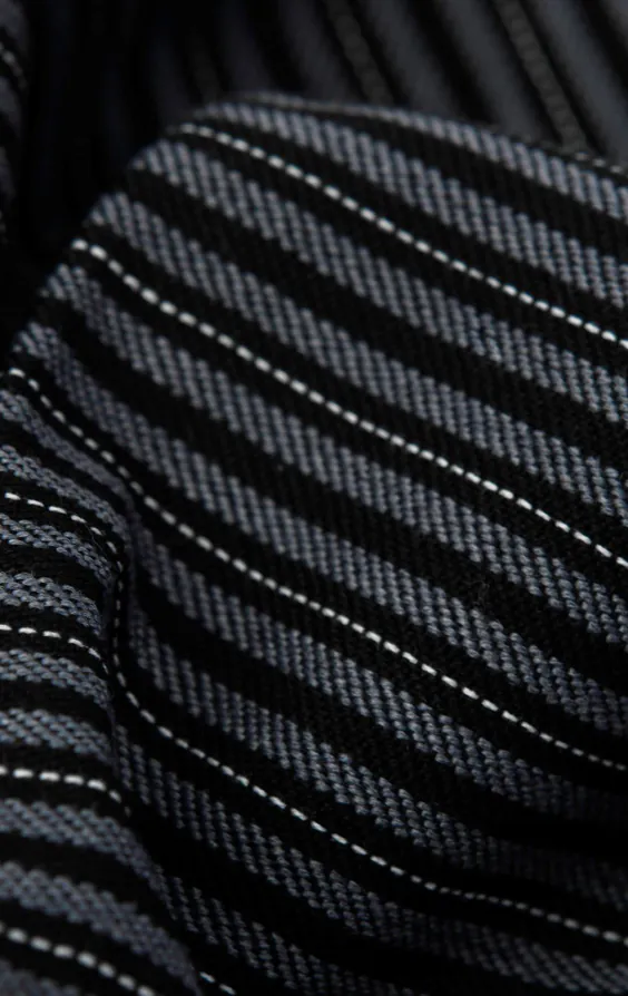 Dobell Cut-Hose, Schwarz-Grau, Slim-Fit - photo 3