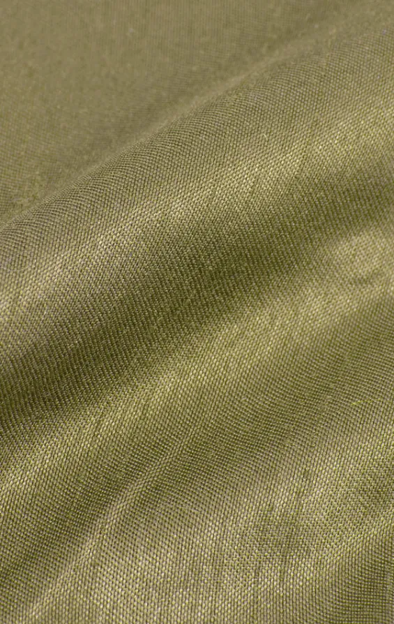 Grün Einstecktuch, Dupion-Optik - photo 1