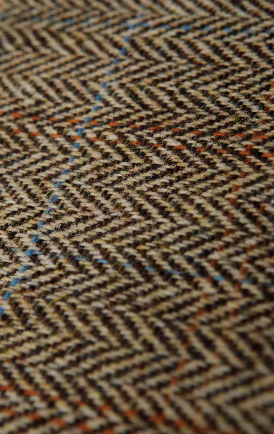 Harris Tweed Weste, Braun, Karomuster - photo 3