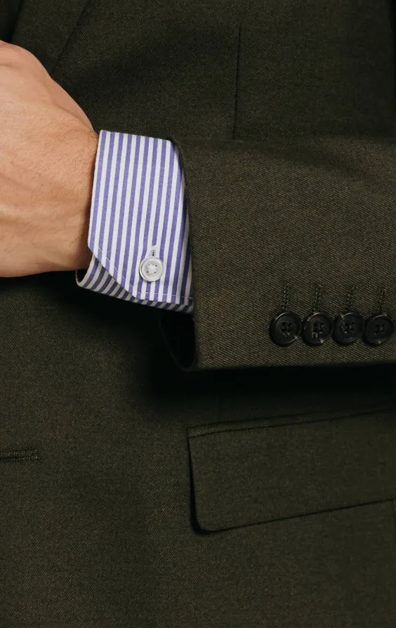 Dunkelgrün Twill Anzug Jackett - photo 2 Dunkelgrün Twill Anzug Jackett - photo 2