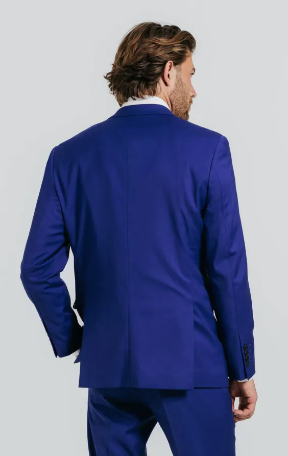 Leuchtend Blau Anzug Jackett - photo 1
