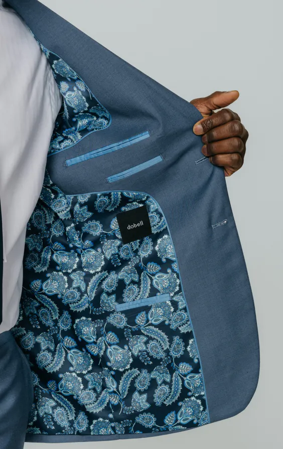 Blau Meliertes Anzug Jacket - photo 4 Blau Meliertes Anzug Jacket - photo 4