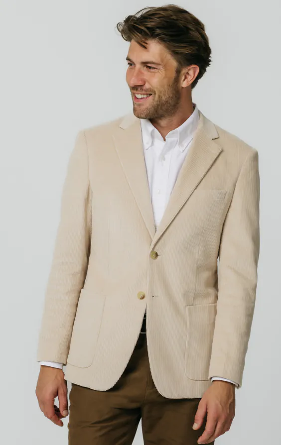 Beige Cordjacke Beige Cordjacke