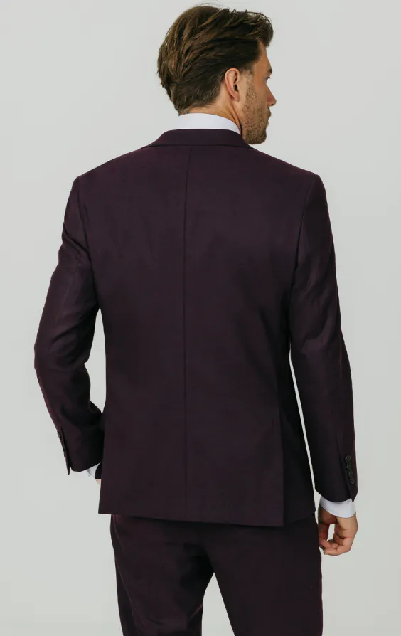 Brombeer Twill Anzugjacke - photo 7 Brombeer Twill Anzugjacke - photo 7