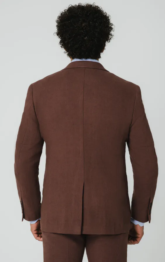 Mokka Anzugjacke aus Leinen - photo 6 Mokka Anzugjacke aus Leinen - photo 6