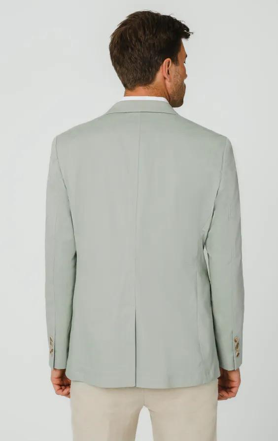 Salbeigrün Jacke aus Baumwoll-Twill - photo 5