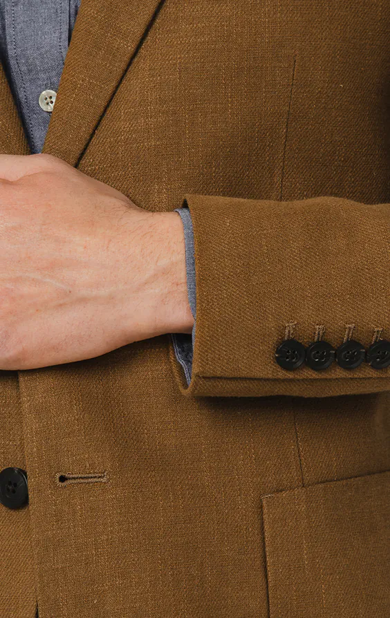 Mittelbraune Ramie-Jacke - photo 2 Mittelbraune Ramie-Jacke - photo 2