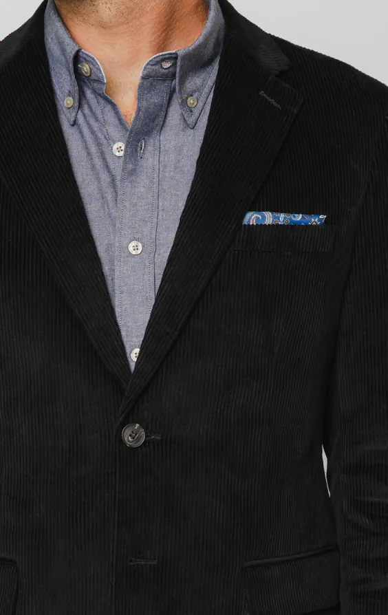 Schwarz Cordjacke - photo 3