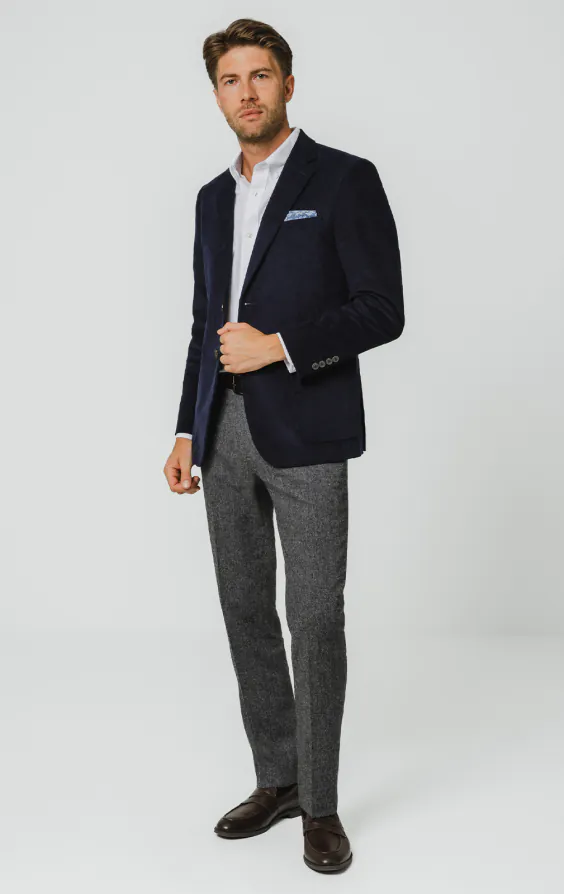 Marineblau Feincord Jacke - photo 1 Marineblau Feincord Jacke - photo 1
