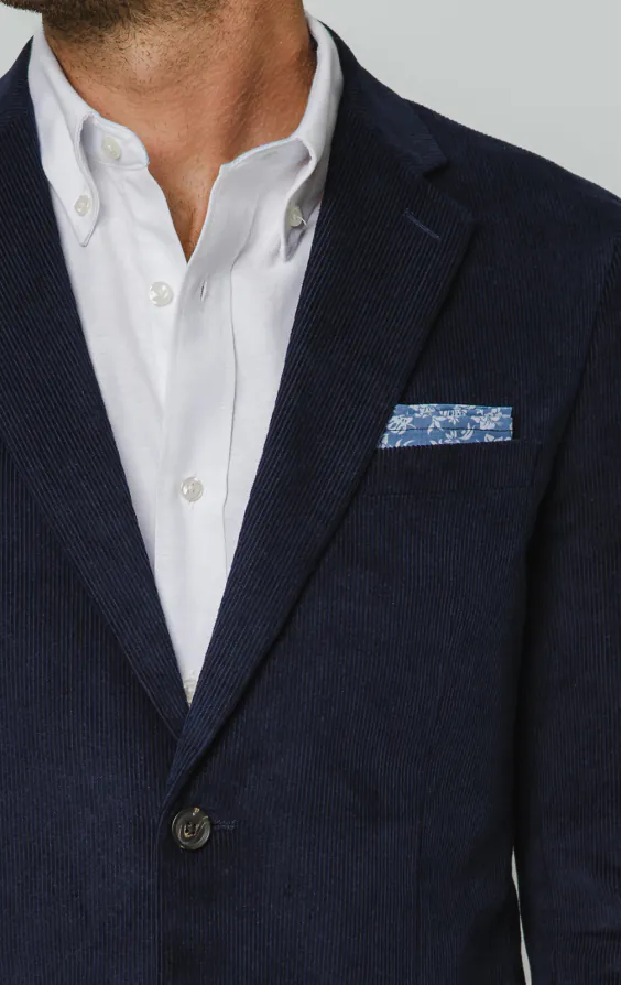 Marineblau Feincord Jacke - photo 3 Marineblau Feincord Jacke - photo 3
