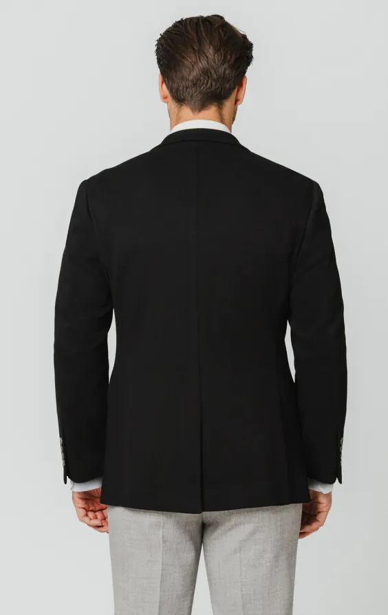 Schwarze Jacke aus Baumwollpiqué - photo 5 Schwarze Jacke aus Baumwollpiqué - photo 5