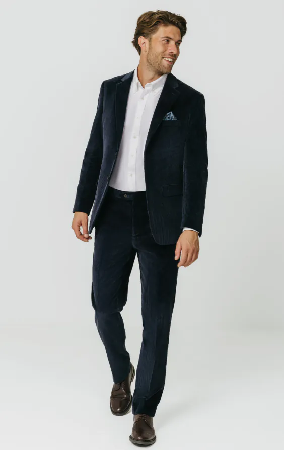 Marineblaue Cordjacke - photo 1 Marineblaue Cordjacke - photo 1