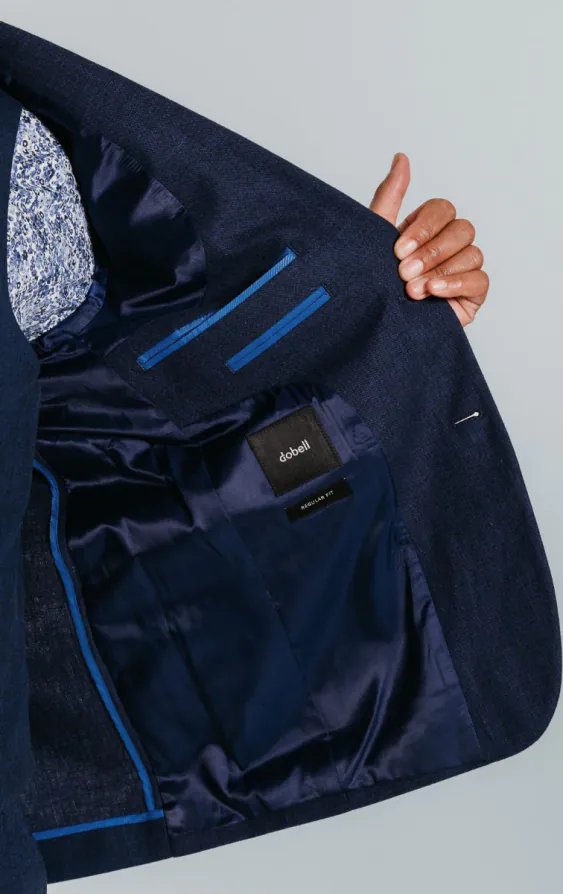 Leinen Blazer, Marineblau - photo 4 Leinen Blazer, Marineblau - photo 4