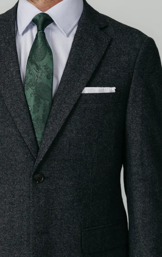 Donegal Tweed Jackett, Grau - photo 3 Donegal Tweed Jackett, Grau - photo 3