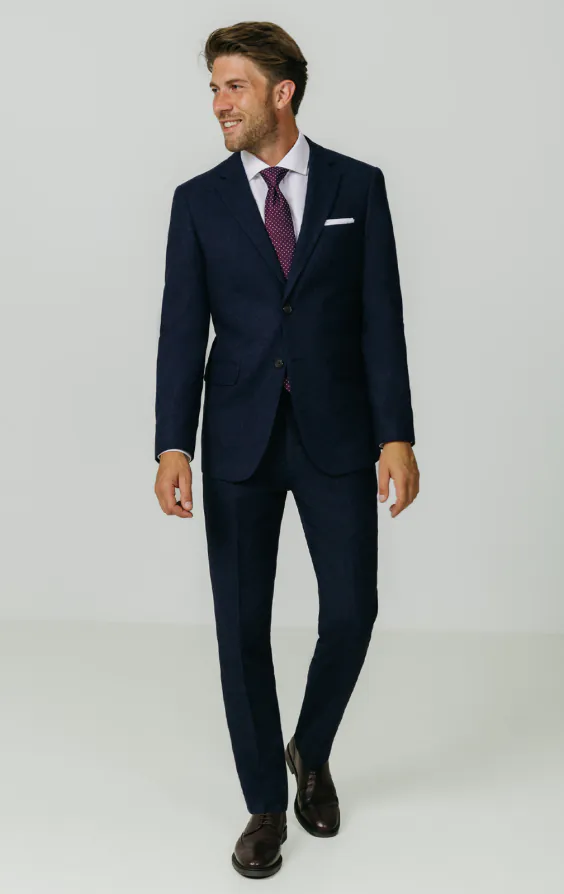 Donegal Tweed Jackett, Marineblau - photo 1 Donegal Tweed Jackett, Marineblau - photo 1
