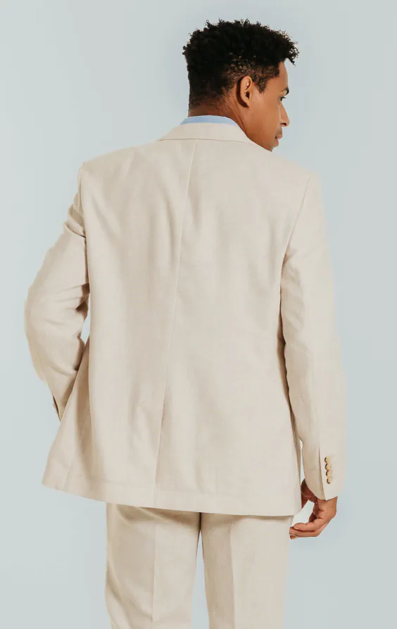 Leinen Blazer, Cremefarben, Slim-Fit - photo 4 Leinen Blazer, Cremefarben, Slim-Fit - photo 4
