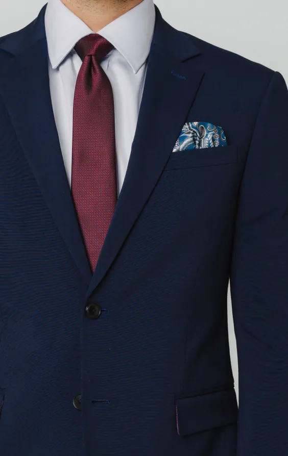 Dobell Blau Slim-Fit Anzug Jackett - photo 3 Dobell Blau Slim-Fit Anzug Jackett - photo 3