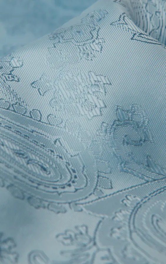 Weste, Paisley, Hellblau - photo 4