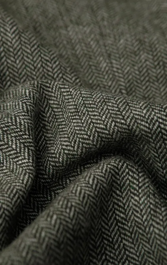 Salbeigrün Fischgrätenmuster Tweed Anzug Weste - photo 3 Salbeigrün Fischgrätenmuster Tweed Anzug Weste - photo 3