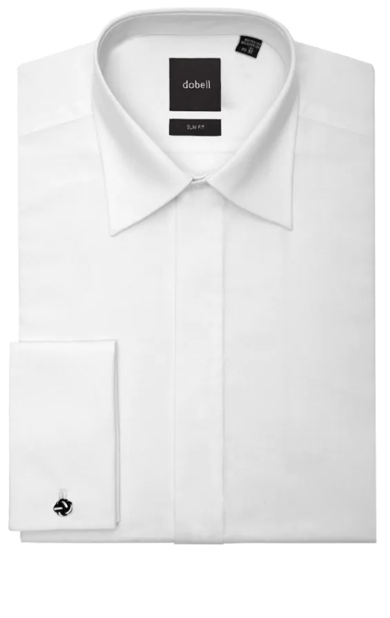 Smokinghemd, schlichte Hemdbrust, Slimfit, 100% baumwolle - photo 1 Smokinghemd, schlichte Hemdbrust, Slimfit, 100% baumwolle - photo 1