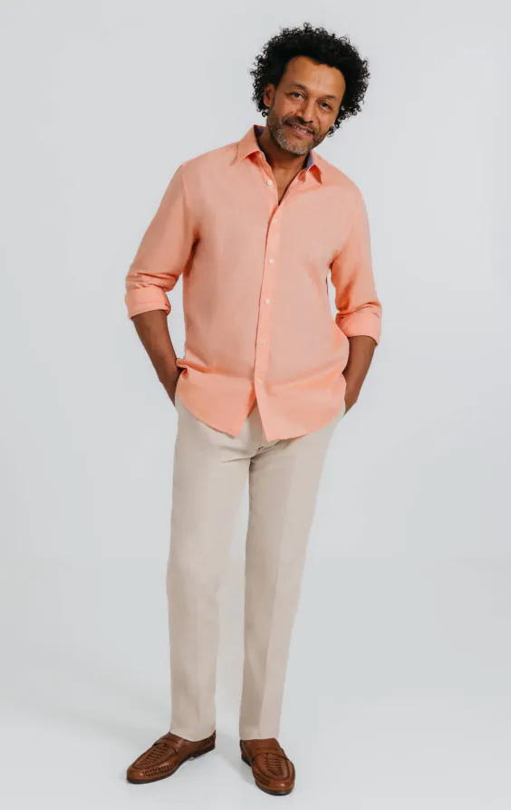 Oranges Leinenhemd - photo 3 Oranges Leinenhemd - photo 3