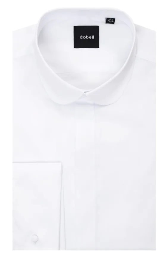 Smokinghemd, Weiß, Penny Collar - photo 1