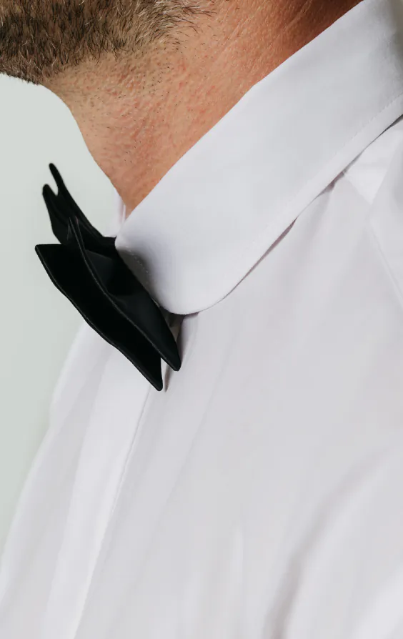 Smokinghemd, Weiß, Penny Collar - photo 2