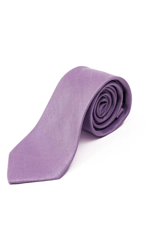 Krawatte, Dupion-Optik, Lavendel