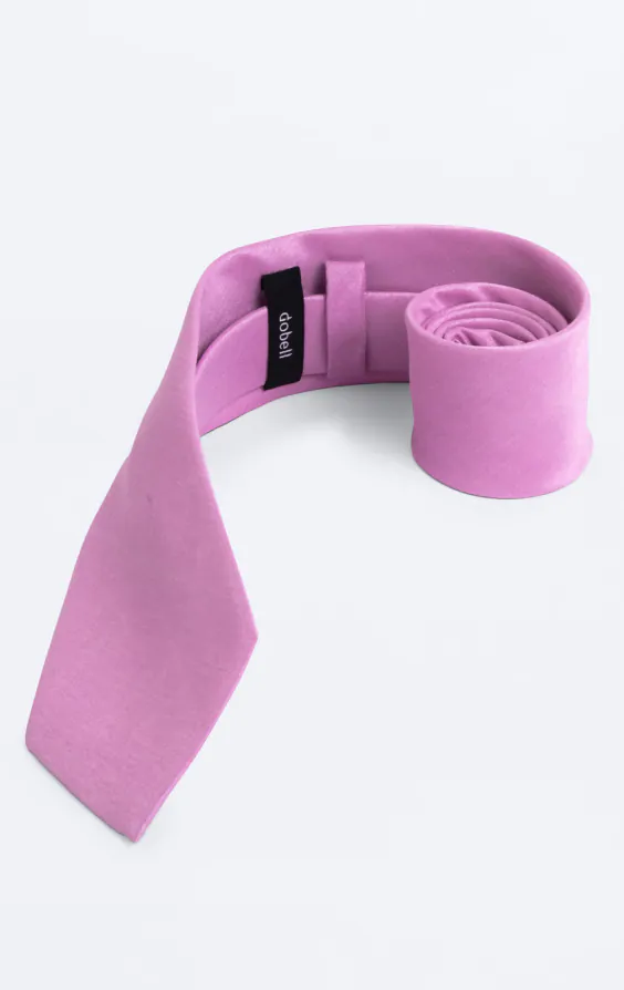 Krawatte, Dupion-Optik, Rosa - photo 1