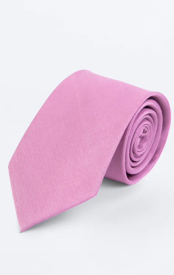 Krawatte, Dupion-Optik, Rosa