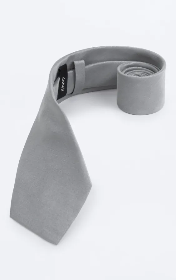 Krawatte, Dupion-Optik, silber - photo 1 Krawatte, Dupion-Optik, silber - photo 1
