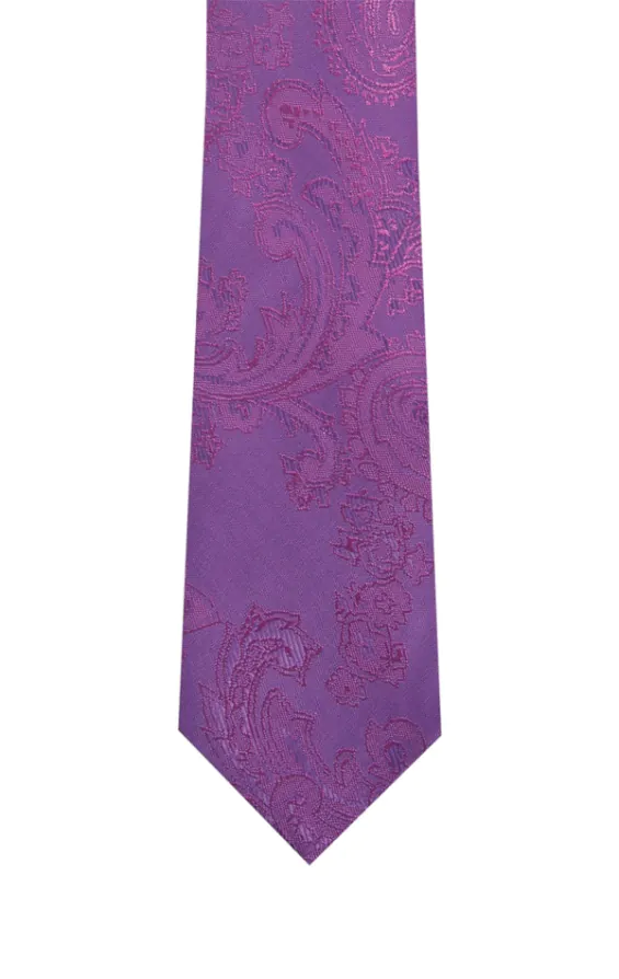 Dobell Krawatte für Jungen, Paisley, Violett - photo 1