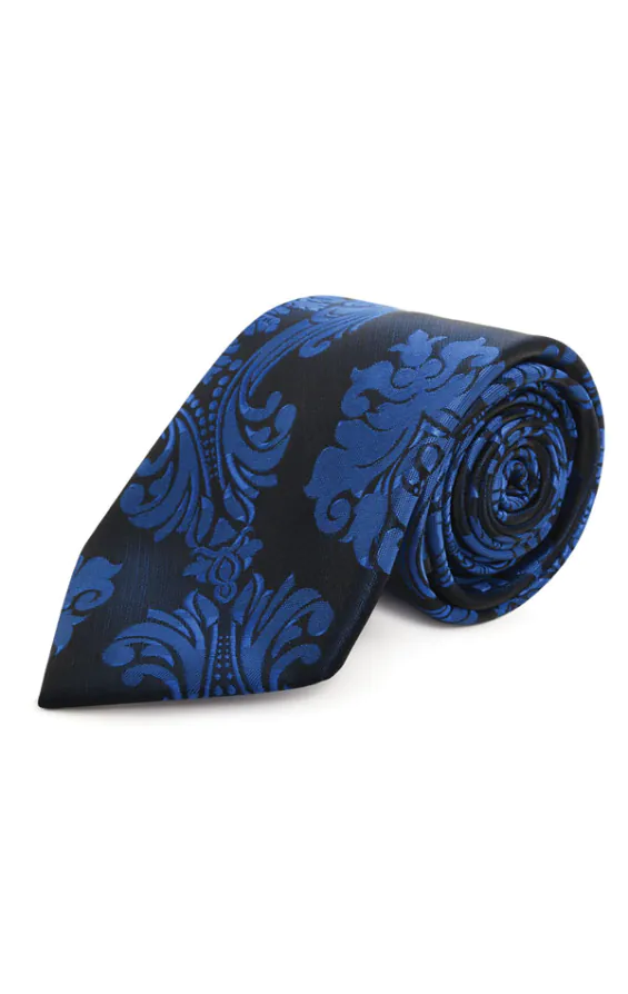 Dobell Krawatte, Viktorianisches Muster, Blau