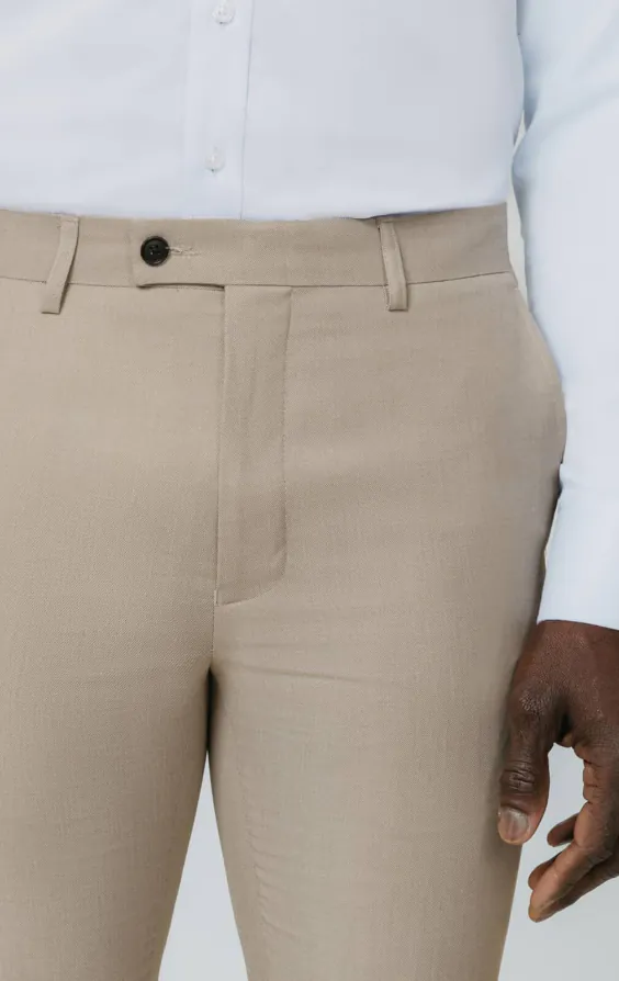 Stone Sharkskin Slim Fit Anzug Hose - photo 1 Stone Sharkskin Slim Fit Anzug Hose - photo 1