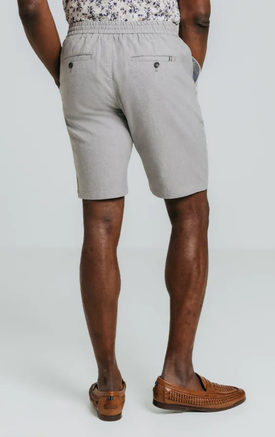 Hellgraue Leinen Shorts - photo 3