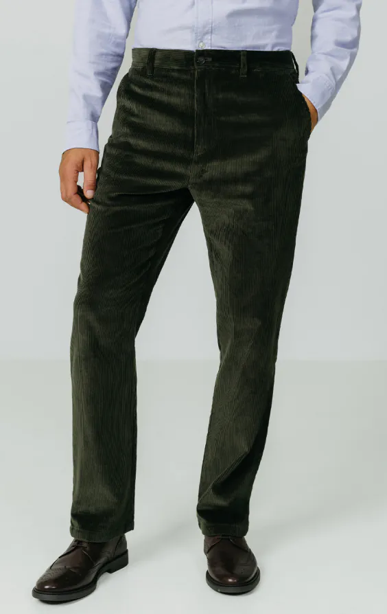 Grüne Cord-Lässig-Hose Grüne Cord-Lässig-Hose